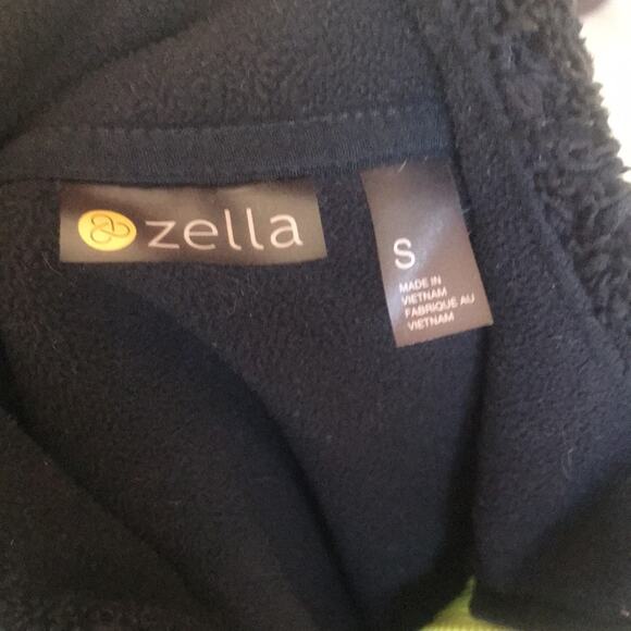 Zella Sherpa Half Zip Black Jacket with Pockets Women's Size Small - Picture 7 of 7